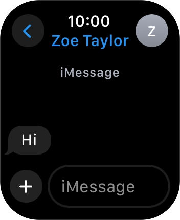 Press iMessage.