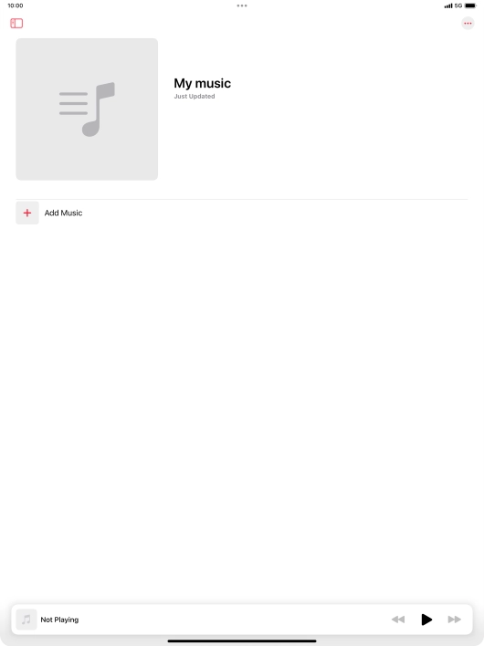 Press Add Music.