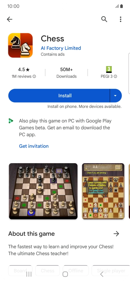 Press the Home key to return to the home screen.