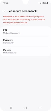 Press the required phone lock code and follow the instructions on the screen to create an additional phone lock code. Press the required phone lock code and follow the instructions on the screen to create an additional phone lock code.