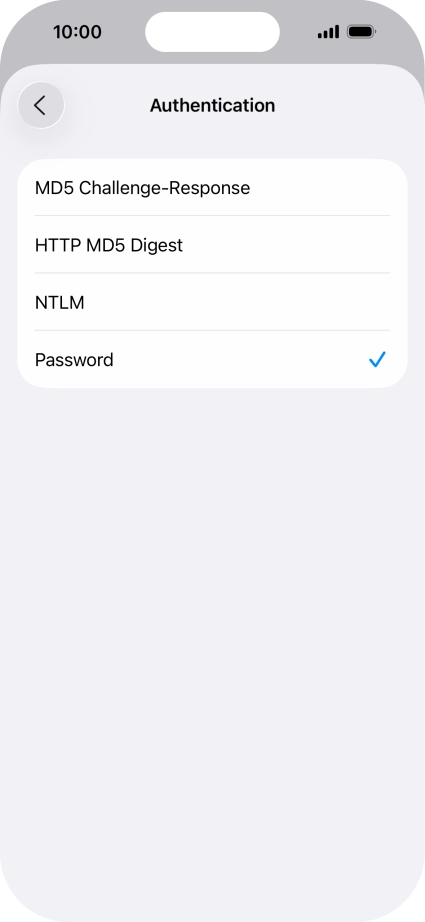 Press Password.