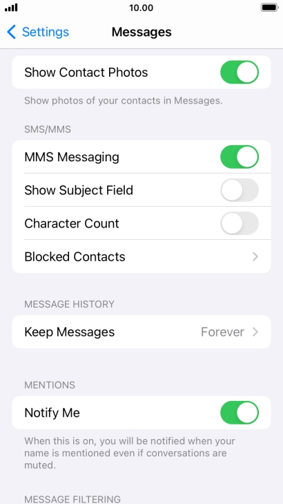 Press the Home key to return to the home screen. Press the Home key to return to the home screen.