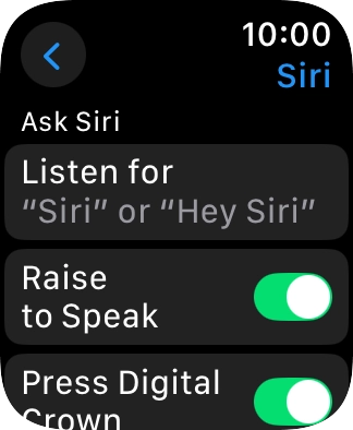 Press Listen for. Press Listen for.