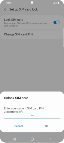 Key in your PIN and press OK.