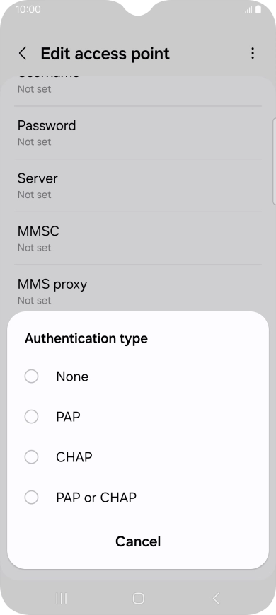 Press None. Press None.