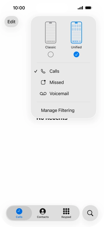 Press Voicemail and follow the instructions on the screen to set the voicemail PIN and greeting. Press Voicemail and follow the instructions on the screen to set the voicemail PIN and greeting.