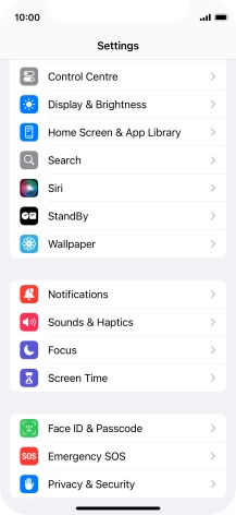 Press Display & Brightness.