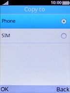 Select OK.