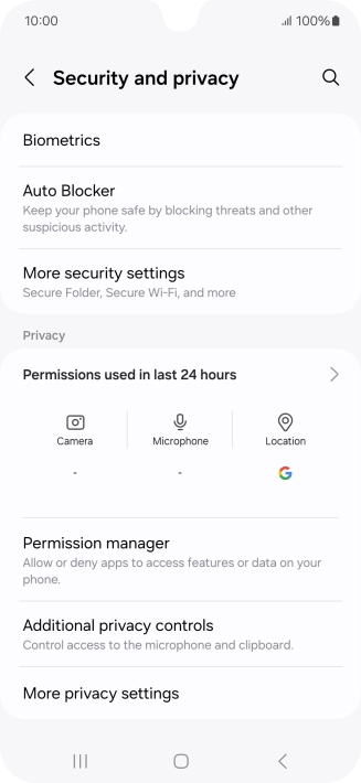 Press Permissions used in last 24 hours. Press Permissions used in last 24 hours.