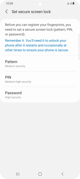 Press the required phone lock code and follow the instructions on the screen to create an additional phone lock code. Press the required phone lock code and follow the instructions on the screen to create an additional phone lock code.
