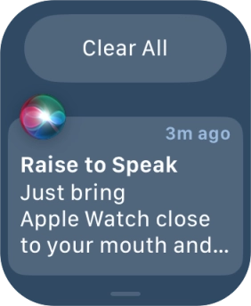 Press the required notification to open it. Press the required notification to open it.