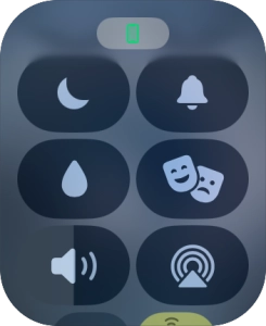 Press the theater mode icon to turn the function on or off.