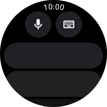 Press the microphone icon and say the required destination. Press the microphone icon and say the required destination.