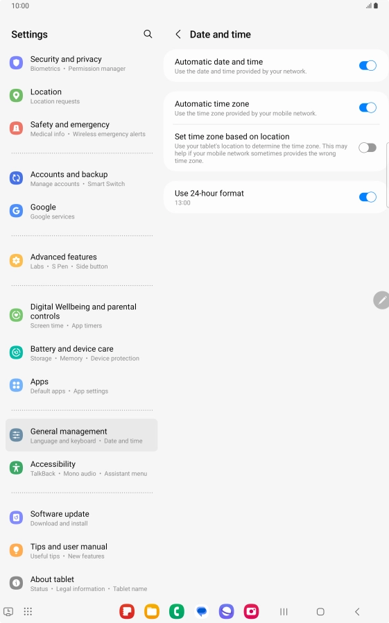 Press the Home key to return to the home screen. Press the Home key to return to the home screen.
