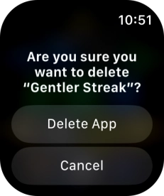Press Delete App.