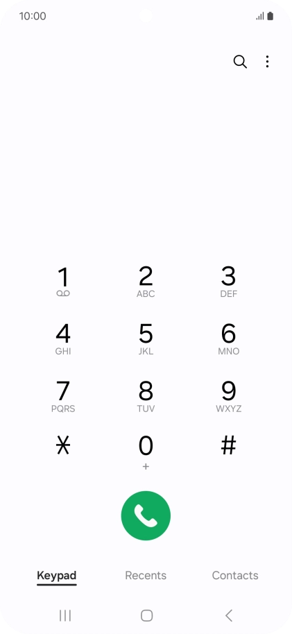 Press Keypad.