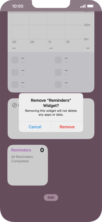 Press Remove. Press Remove.