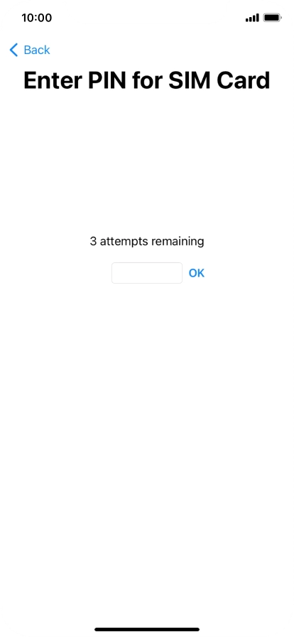 If your SIM is locked, key in your PIN and press OK. If your SIM is locked, key in your PIN and press OK.