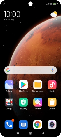 The missed calls icon shows that you have one or more missed calls.