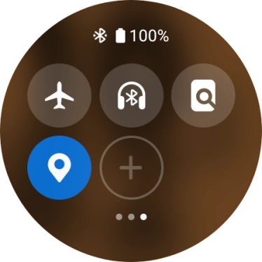 Press the find my phone icon to send a signal to your phone.