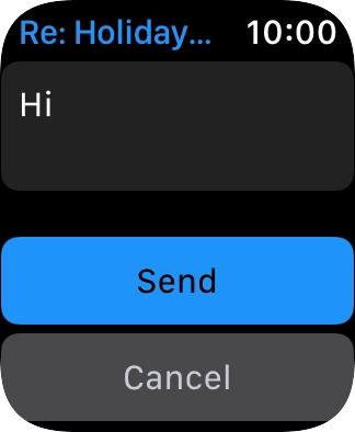 Press Send. Press Send.