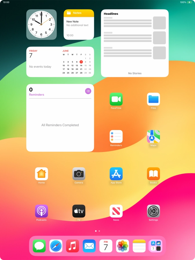 When the battery charging icon is displayed, the battery is charging.