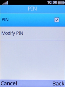 Select Modify PIN.