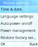Select Restore factory settings. Select Restore factory settings.