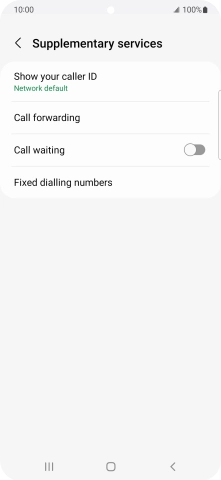 Press Fixed dialling numbers. Press Fixed dialling numbers.