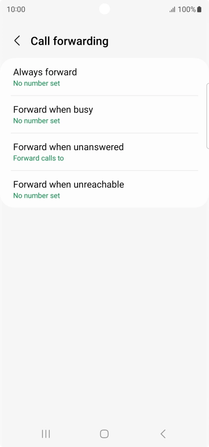 Press the Home key to return to the home screen.