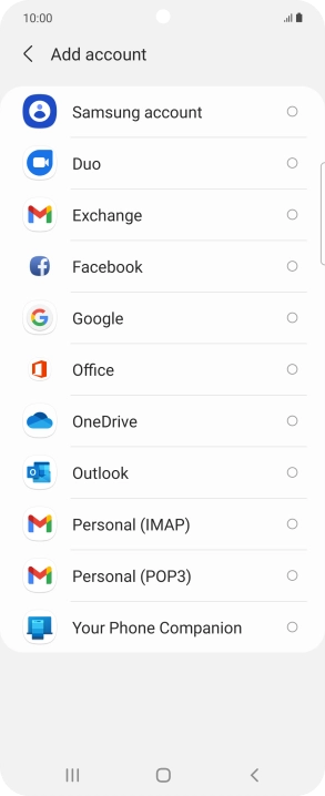 Press Google.