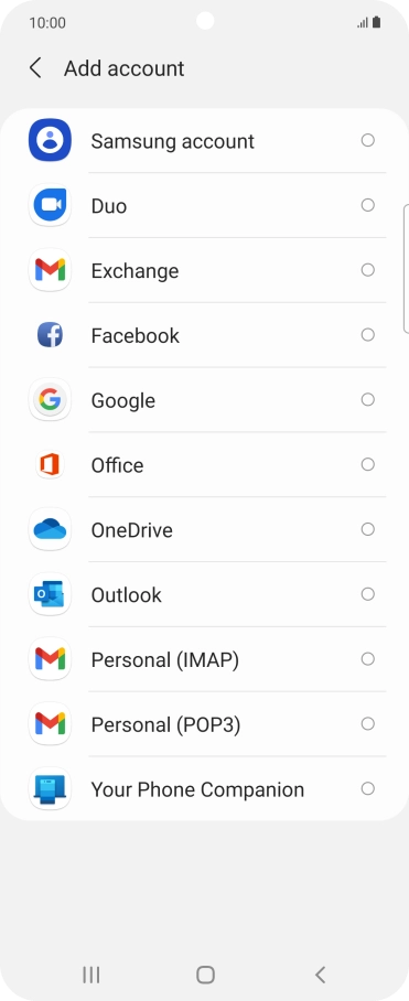 Press Google.