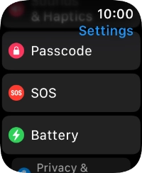 Press Passcode.
