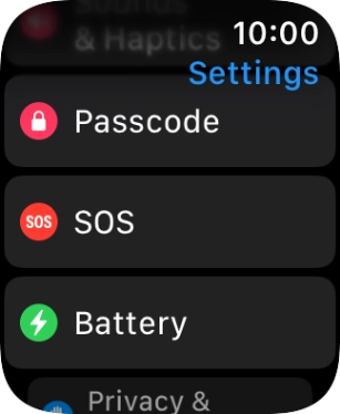 Press Passcode.