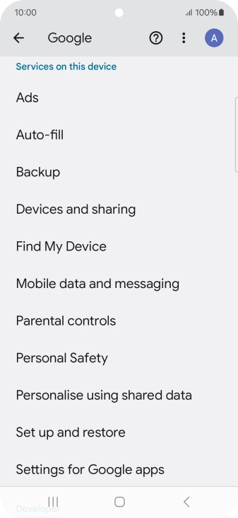 Press Find My Device. Press Find My Device.