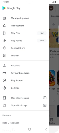 Press My apps & games. Press My apps & games.