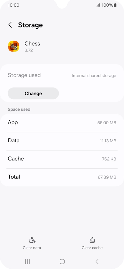 Press Clear cache. Press Clear cache.