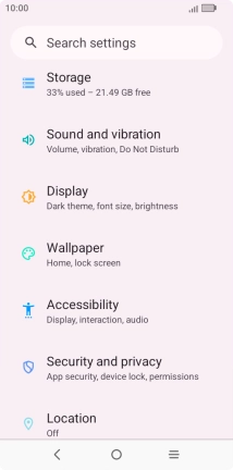 Press Accessibility.