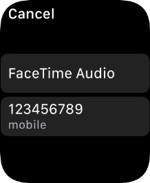 Press the required number. Press the required number.