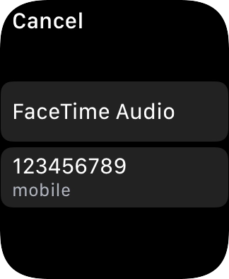 Press the required number. Press the required number.