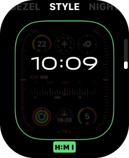 Press the Digital Crown twice to return to the home screen.