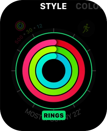 Press the Digital Crown twice to return to the home screen.
