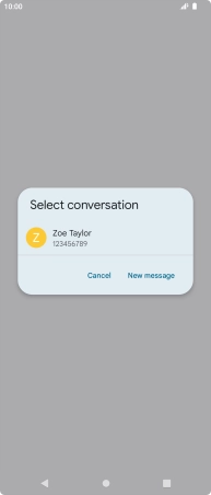 Press New message.