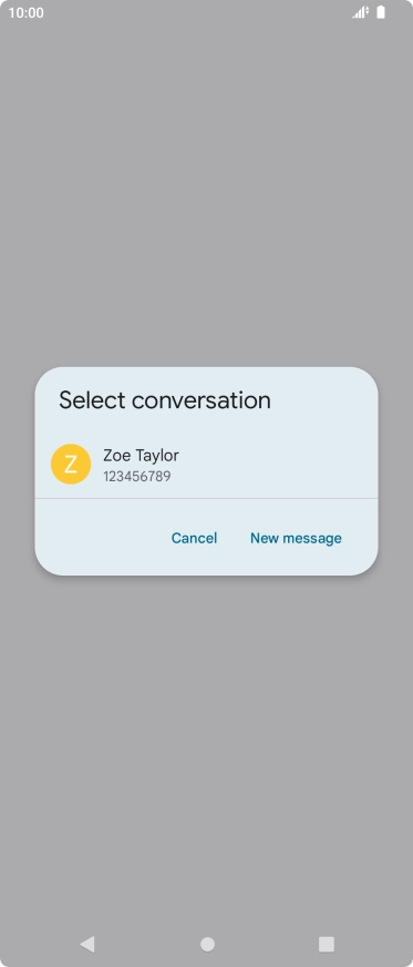 Press New message.
