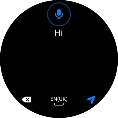 Follow the instructions on the screen to record and send the required reply. Follow the instructions on the screen to record and send the required reply.