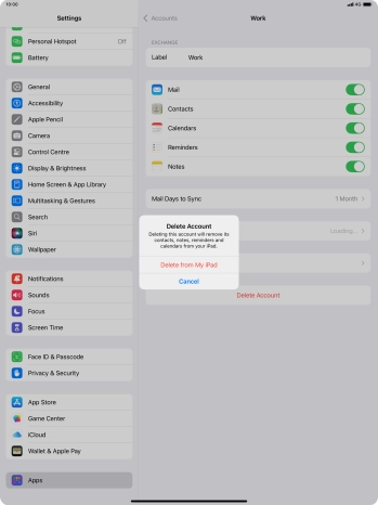 Press Delete from My iPad. Press Delete from My iPad.