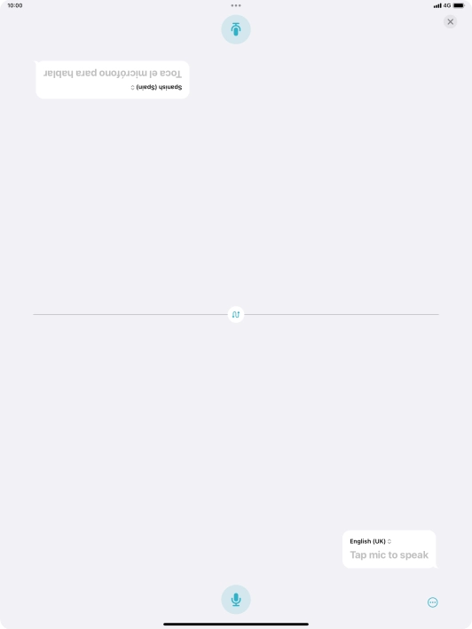 Press the end icon to end two-way view. Press the end icon to end two-way view.