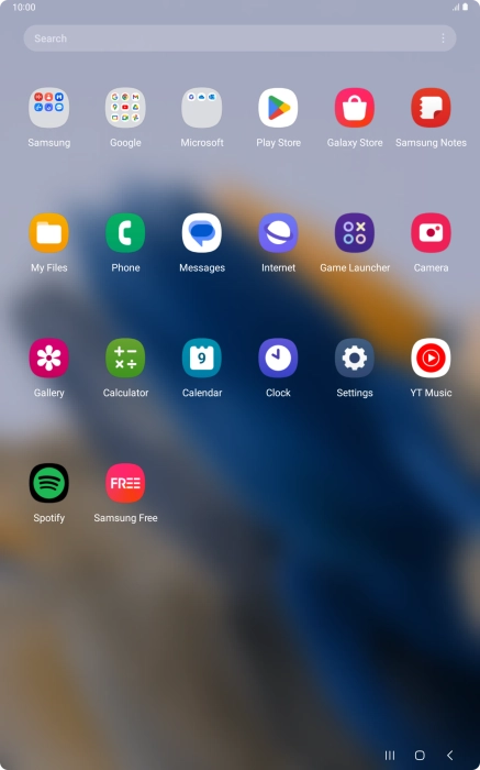 Press Samsung.