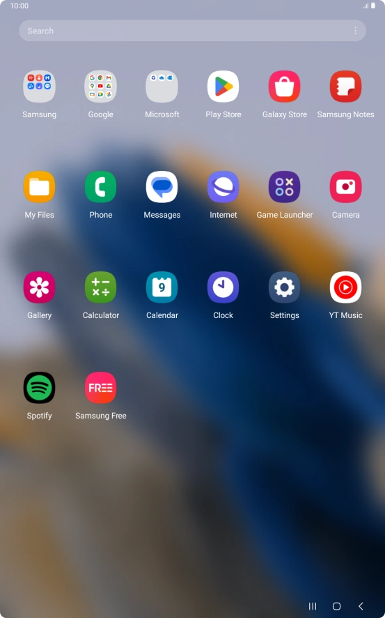 Press Samsung.