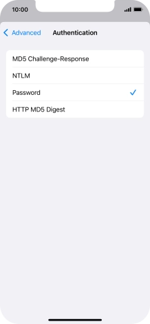 Press Password.